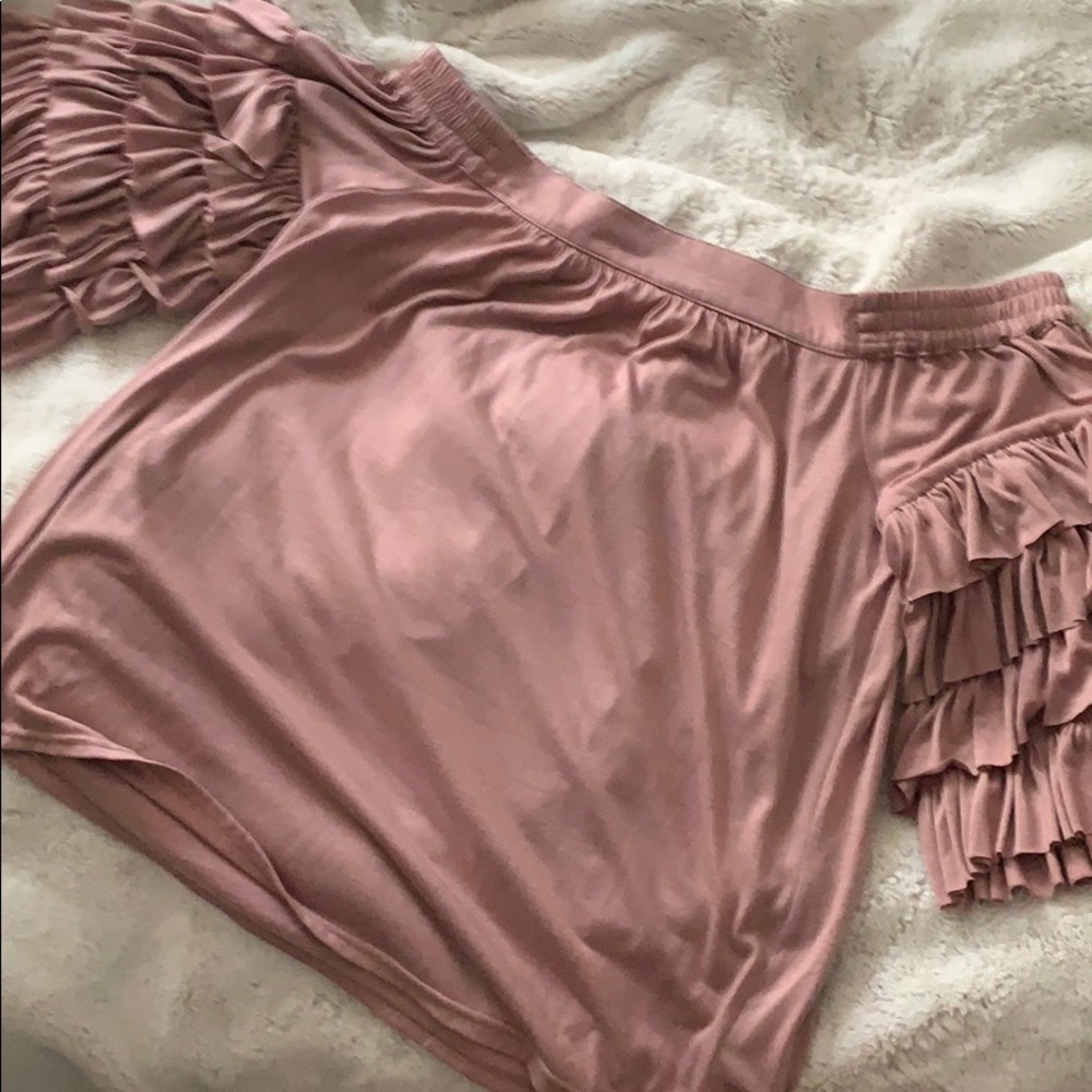 Umgee off the Shoulder Shirt